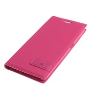 Galaxy S6 ile Uyumlu Kılıf Kapaklı Safir Serisi Pembe