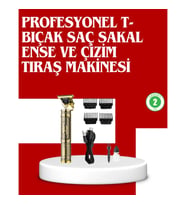 Mey İthalat® Daling Profesyonel Tıraş Makinesi Islak ve Kuru Kullanım