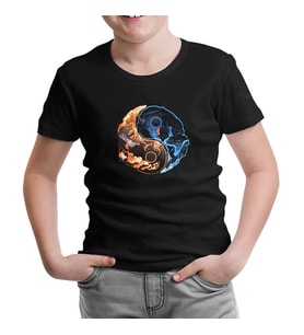 Counter Strike - Yin Siyah Çocuk Tshirt