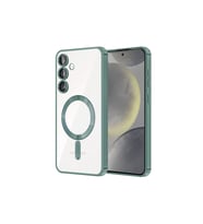Samsung Galaxy S24 Kılıf Kross Magneticsafe Kapak - Koyu Yeşil