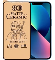 Apple Uyumlu   iPhone 13 Ekran Koruyucu 9d Mat Seramik Nano Kırılmaz Cam