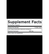 Swanson Full Spectrum Lion's Mane Mushroom 500mg 60 Capsul. USA Version 3832 (Renksiz)