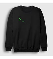 Presmono Unisex Siyah Console Film The Matrix Sweatshirt 253611tt
