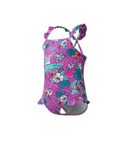 Speedo Speedo Digi Frill Trsp If Purple Çocuk Yüzme Mayosu 8-00314618239 Mor