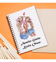 Anneler Günü Tasarımlı Defter