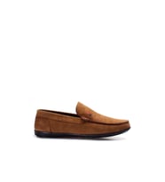 FAST STEP Hakiki Deri Ortopedik Erkek Casual Ayakkabı 815MA1502 (Koyu Kahverengi )