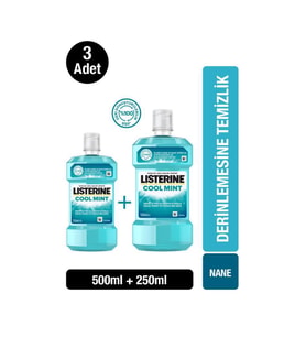Listerine 500+250 Coolmint x 3