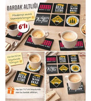 Bira Temalı 2 7x7 – 6’lı Set Dekoratif Kare Tasarım