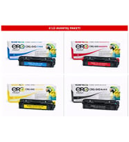 045 / Canon i-SENSYS LBP-612C İçin 4 Renk Set Muadil Toner