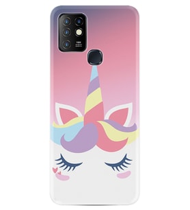 INFINIX Hot 8 9 10 11S Hot 10 Play 10T Kılıf Desemli Silikon Sweety Unicorn 1737