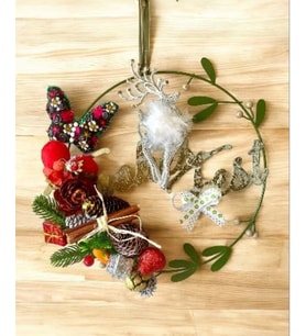 Dekoratif Yılbaşı Temalı Aksesuar / Noel Şömine, Kapı & Duvar Süsü, / Yeniyıl Süsleri