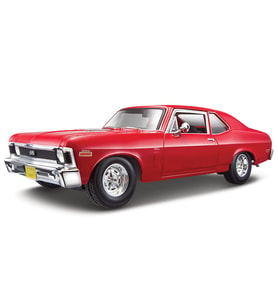 1970 Chevrolet Nova SS Coupe Model Araba 31132-3 Kırmızı