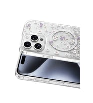Onegif iPhone 15 Pro Max Misk Simli Magsafe Kapak - Desen 2