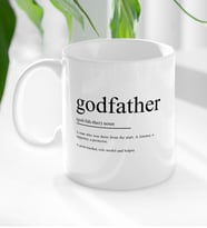 Babalar Günü Hediyesi Baba Godfather Tasarımlı Kupa Bardak-14 (Beyaz)