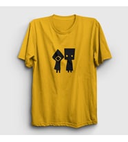Presmono Unisex Sarı Six And Mono Little Nightmares T-Shirt 160153tt (Sarı)