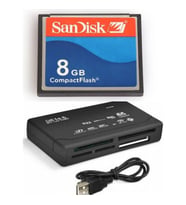 Sandisk 8 GB Compact Flash Hafıza Kartı - USB 2.0 Cf Kart Okuyucu