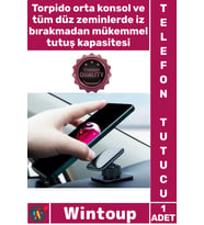 #TelefonTutucu Güçlü Torpido Konsol Üstü Navigasyon Pratik Sabit Jel Yapışkanlı Araba Telefon Tutucu