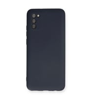 Samsung Galaxy A03s Kılıf Nano İçi Kadife Silikon - Lacivert