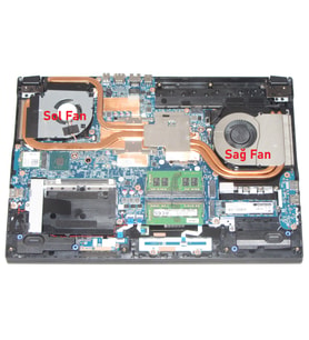 Gigabyte Gaming G5 MD ile Uyumlu Fan V2 (Sol Fan)