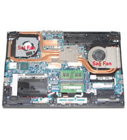 Gigabyte Gaming G5 MD ile Uyumlu Fan V2 (Sol Fan)