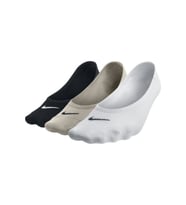 Nike Everyday Lightweight Women's Training Footie Socks 3lü Babet Çorap Beyaz Siyah Bej