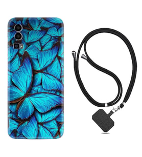 General Mobile Gm 23 Kılıf Resimli Boyun Askılı İpli Desenli Silikon Owl 1351