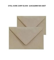 Kare Zarf Elvan 70 gr Kraft 114x162 mm 500 Adet – Doğal ve Şık Zarf Seçimi