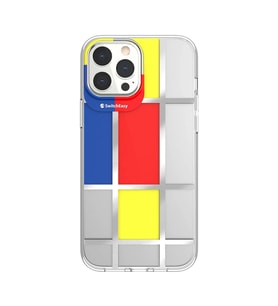Apple iPhone 13 Pro Max Kılıf Çift IMD Baskılı Lisanslı Switcheasy Artist Mondrian Kapak