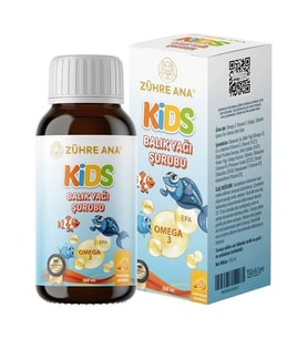 Zühre Ana Kids Omega 3 Portakallı Balık Yağı Şurubu
