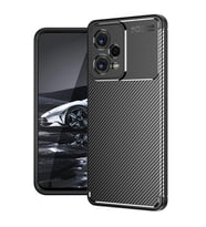 Vendas Xiaomi Redmi Note 12 Pro 5G Uyumlu Deep Dizayn Auto Focus Tasarımlı Karbon Dizayn Kılıf (Siyah)