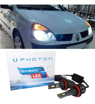 Renault Clio  2 Led Xenon Uzun Far Ampulü H1 Ultimate 9500 Lumens Yeni Seri Beyaz 2002-2006