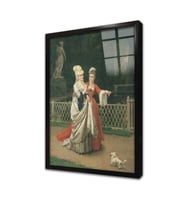 Lady Çerçeveli Cam Tablo