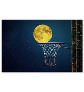 Cakatablo Basket Potası ve Dolunay İllüstrasyon