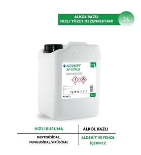 ACTOSEPT® AF Citrus 5 L Tıbbi Cihazlar için Hızlı Yüzey Dezenfektanı