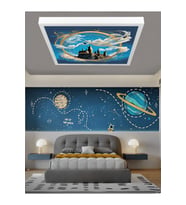 Harry Potter Led Avize, 60X60 Genç Odası Led Lamba, 60w, beyazı Işık, Harry Potter Çocuk Odası lamba