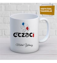 Kişiye Özel İsim Yazılabilir Eczacı Kupa Bardak