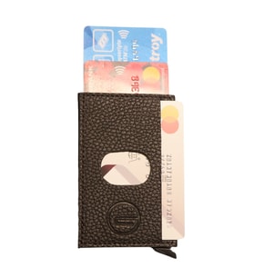 Grancarablanca Leather Pascual Siyah Kartlık
