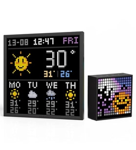 Divoom Timebox Evo Bluetooth Hoparlör ve Pixoo-64 Led Ekran Seti