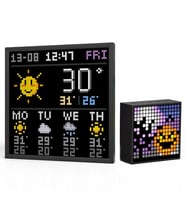 Divoom Timebox Evo Bluetooth Hoparlör ve Pixoo-64 Led Ekran Seti