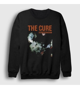 Presmono Unisex Siyah Disintegration The Cure Sweatshirt 452221tt