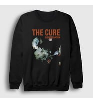 Presmono Unisex Siyah Disintegration The Cure Sweatshirt 452221tt