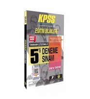 Tasarı 2024 KPSS Dev Kadro - Eğitim Bilimleri 5 Deneme