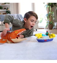 Sesli Fisherprice Imaginext Jurassic World Rebirth Dev Ağızlı Mosasaurus Dinozor Oyun Seti JFR23 (Karışık)