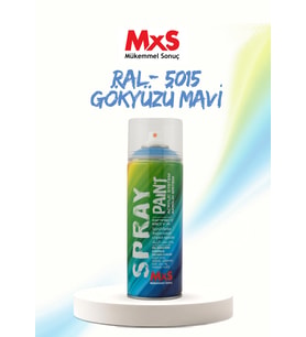 MxS RAL 5015 Gökyüzü Mavi Akrilik Sprey Boya 400 ML