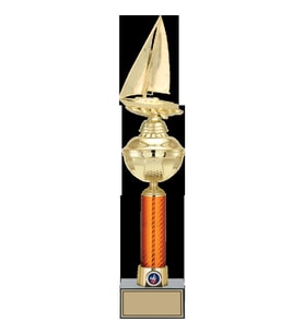 ODAK KUPA - Figürlü Kupalar - Yelken Figürlü Kupalar FG-055 A - 48 cm