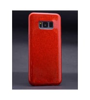 Samsung Galaxy S8 Plus Uyumlu Kılıf Zore Shining Silikon (Kırmızı)