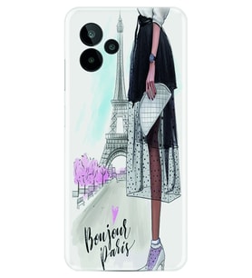 General Mobile GM 24 Pro Kılıf Resimli Desenli Baskılı Silikon Bonjour Paris 1419