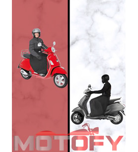 SCOOTER MOTOSİKLET UYUMLU DİZ ÖRTÜSÜ SU VE RÜZGAR GEÇİRMEZ