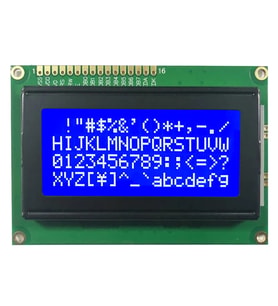 1604A 4x16 Mavi Karakter LCD Modül Display Ekran 5V Beyaz Arka ışık 16X4 16 X 4 Standart SolÜst Lcd