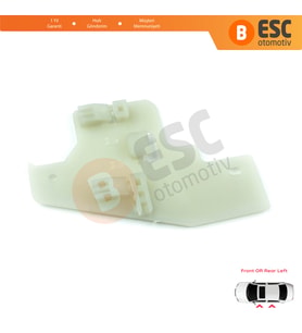 Peugeot 407 6E 6D 2004-2011 4/5 Kapı 9644893580 İçin Elektrikli Sol Cam Kriko Tamir Klipsi